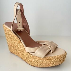 Robert Clergerie France Wedge Espadrilles Sandals
